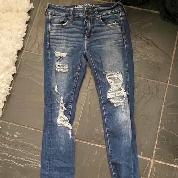Ripped American Eagle Denim Jeans - Picture 2 of 13